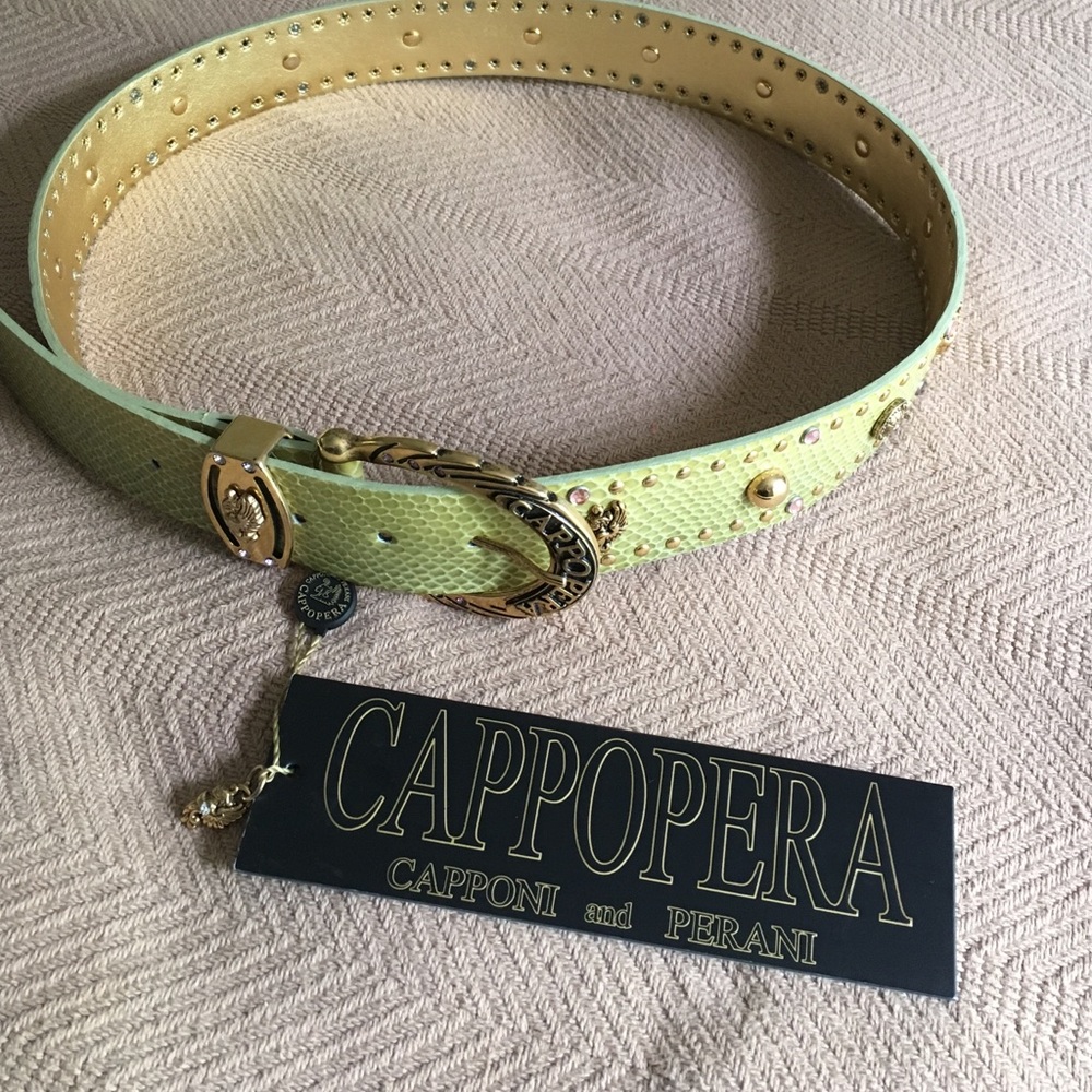 NWT Cappopera made in Italy leather belt